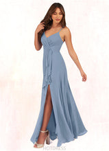 Load image into Gallery viewer, Desirae A-Line Chiffon Floor-Length Dress P0019667