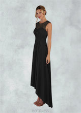 Load image into Gallery viewer, Shyanne A-Line Lace Chiffon Asymmetrical Dress P0019845