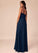 Thirza Sleeveless Floor Length A-Line/Princess Natural Waist Spaghetti Staps Bridesmaid Dresses