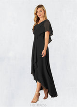 Load image into Gallery viewer, Livia A-Line Pleated Chiffon Asymmetrical Dress P0019832
