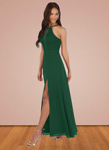 Load image into Gallery viewer, Paloma A-Line Lace Chiffon Floor-Length Dress P0019755