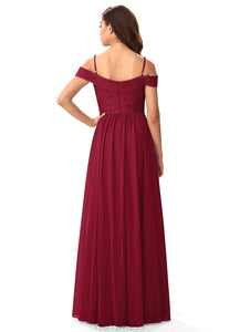 Yaretzi Halter Natural Waist A-Line/Princess Sleeveless High Low Bridesmaid Dresses