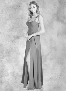 Muriel A-Line Sweetheart Neckline Stretch Chiffon Floor-Length Dress P0019726