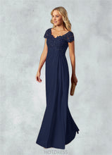 Load image into Gallery viewer, Micaela A-Line Sequins Mesh Floor-Length Dress P0019834