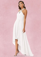 Load image into Gallery viewer, Molly A-Line Pleated Chiffon Asymmetrical Dress P0019736