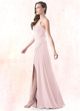 Load image into Gallery viewer, Anne A-Line Pleated Chiffon Floor-Length Dress P0019761