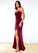 Nathalie A-Line Strapless Velvet Floor-Length Dress P0019776