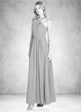 Load image into Gallery viewer, Lucia A-Line Pleated Chiffon Floor-Length Dress P0019714