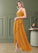 Anabella A-Line Pleated Chiffon Asymmetrical Dress P0019733