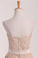 Load image into Gallery viewer, New Arrival Sweetheart Homecoming Dresses A Line Lace With Beading