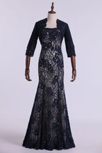Load image into Gallery viewer, Mother Of The Bride Dresses Strapless Mermaid Floor Length Lace