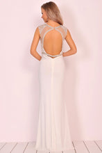 Load image into Gallery viewer, Mermaid Scoop Spandex Prom Dresses With Beads&amp;Rhinestones