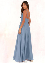 Load image into Gallery viewer, Desirae A-Line Chiffon Floor-Length Dress P0019667