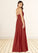 Lila A-Line Pleated Chiffon Floor-Length Dress P0019695