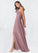 Kaliyah A-Line Pleated Chiffon Floor-Length Dress P0019598