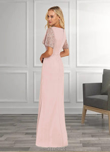 Pru A-Line Lace Floor-Length Dress P0019855