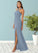 Lexi A-Line Pleated Chiffon Floor-Length Dress P0019607