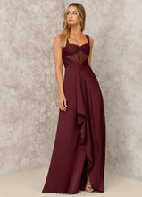 Load image into Gallery viewer, Zoie Sleeveless A-Line/Princess Floor Length V-Neck Bridesmaid Dresses
