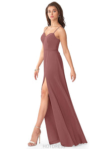 Tina Sleeveless A-Line/Princess Sweetheart Floor Length Natural Waist Bridesmaid Dresses