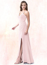Load image into Gallery viewer, Anne A-Line Pleated Chiffon Floor-Length Dress P0019761