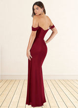 Load image into Gallery viewer, Nora Mermaid Off the Shoulder Mesh Floor-Length Dress P0019650