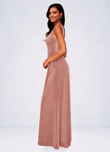 Jaslyn A-Line Lace Floor-Length Dress P0019750