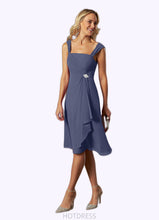 Load image into Gallery viewer, Addyson A-Line Pleated Chiffon Knee-Length Dress P0019824