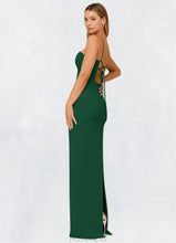 Load image into Gallery viewer, Kaia Sheath Corset Stretch Crepe Floor-Length Dress P0019804