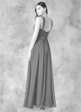 Load image into Gallery viewer, Nathaly A-Line Sweetheart Neckline Chiffon Floor-Length Dress P0019670
