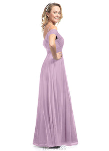 Tabitha A-Line/Princess V-Neck Floor Length Sleeveless Natural Waist Bridesmaid Dresses
