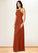 Zoe Empire Pleated Chiffon Floor-Length Dress P0019686