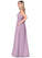 Kaliyah Sheath/Column Natural Waist Scoop Sleeveless Floor Length Bridesmaid Dresses