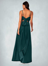 Load image into Gallery viewer, Nancy A-Line Stretch Satin Floor-Length Dress P0019692