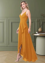 Load image into Gallery viewer, Anabella A-Line Pleated Chiffon Asymmetrical Dress P0019733