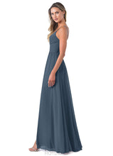 Load image into Gallery viewer, Yareli Scoop Sleeveless Natural Waist Floor Length A-Line/Princess Bridesmaid Dresses