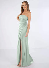 Load image into Gallery viewer, Susie Natural Waist Sleeveless Straps Floor Length A-Line/Princess Bridesmaid Dresses