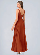 Load image into Gallery viewer, Summer A-Line Ruched Chiffon Floor-Length Dress P0019734