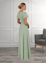 Load image into Gallery viewer, Rosalyn A-Line Lace Chiffon Floor-Length Dress P0019838