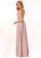Meadow A-Line Stretch Chiffon Floor-Length Dress P0019710