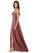 Bianca V-Neck Natural Waist Floor Length Sleeveless A-Line/Princess Bridesmaid Dresses