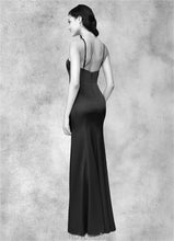 Load image into Gallery viewer, Kenna Mermaid Stretch Satin Floor-Length Dress P0019685