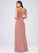 Pamela A-Line Velvet Floor-Length Dress P0019788