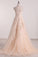 Tulle Wedding Dreeses V Neck A Line With Applique