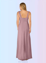 Load image into Gallery viewer, Riley A-Line Pleated Chiffon Floor-Length Dress P0019828