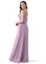 Load image into Gallery viewer, Simone A-Line/Princess Scoop Natural Waist Floor Length Sleeveless Bridesmaid Dresses
