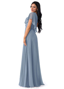 Teagan Stretch Satin Sleeveless Tea Length Straps A-Line/Princess Natural Waist Bridesmaid Dresses