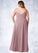 Ariel A-Line Chiffon Floor-Length Dress P0019617