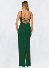 Load image into Gallery viewer, Kaia Sheath Corset Stretch Crepe Floor-Length Dress P0019804