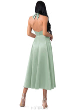 Load image into Gallery viewer, Bethany A-Line/Princess Floor Length Natural Waist Straps Sleeveless Bridesmaid Dresses
