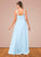 Liberty A-Line Side Slit Chiffon Floor-Length Dress P0019661